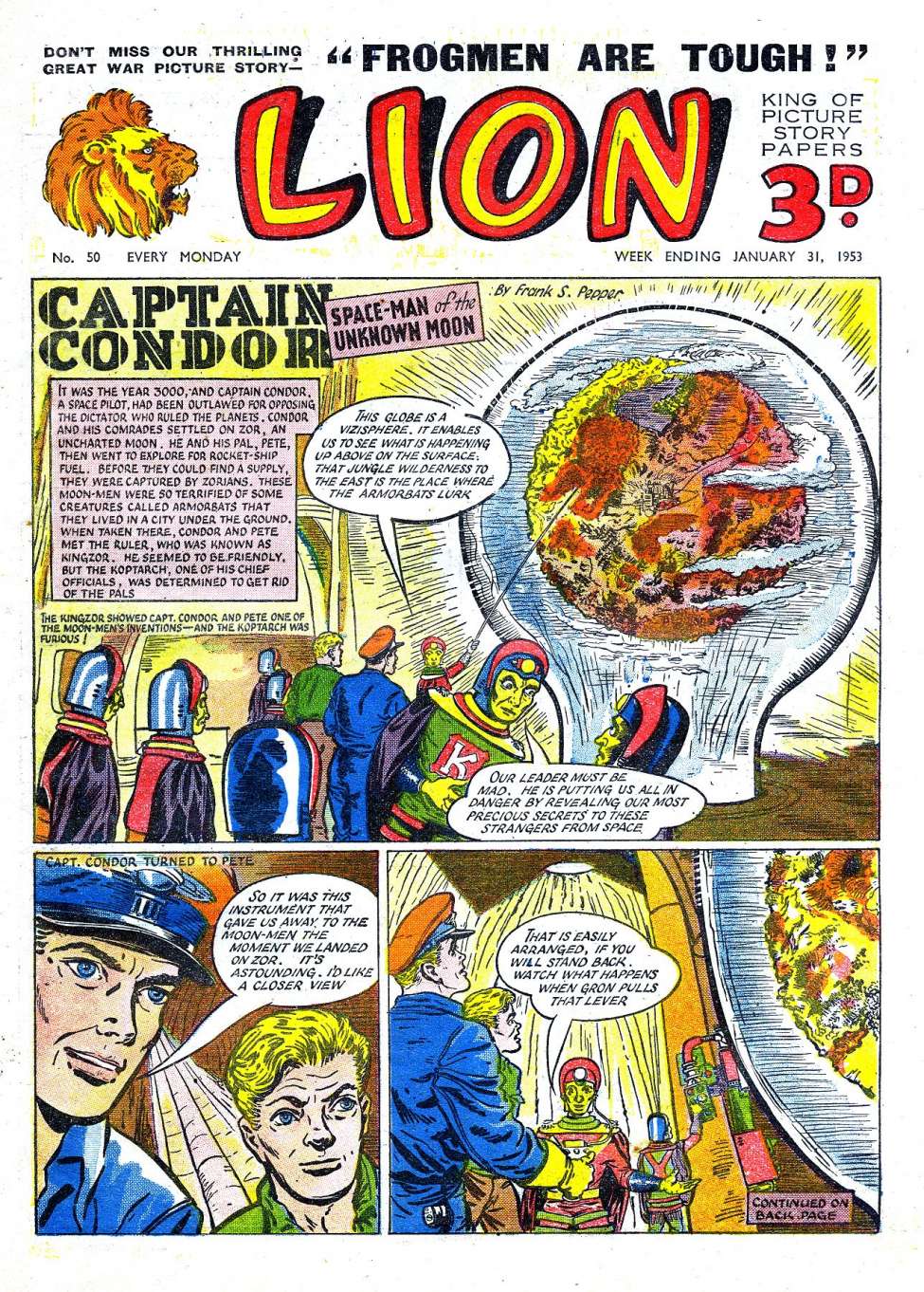 Comic Book Cover For Lion 50