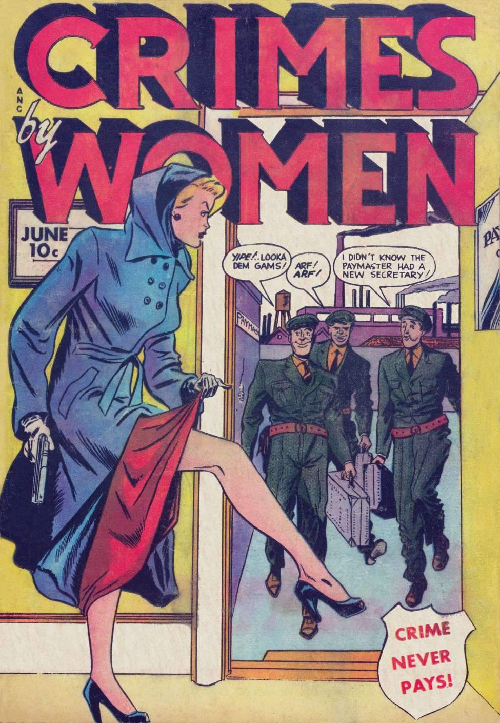 Comic Book Cover For Crimes By Women 7 (alt)