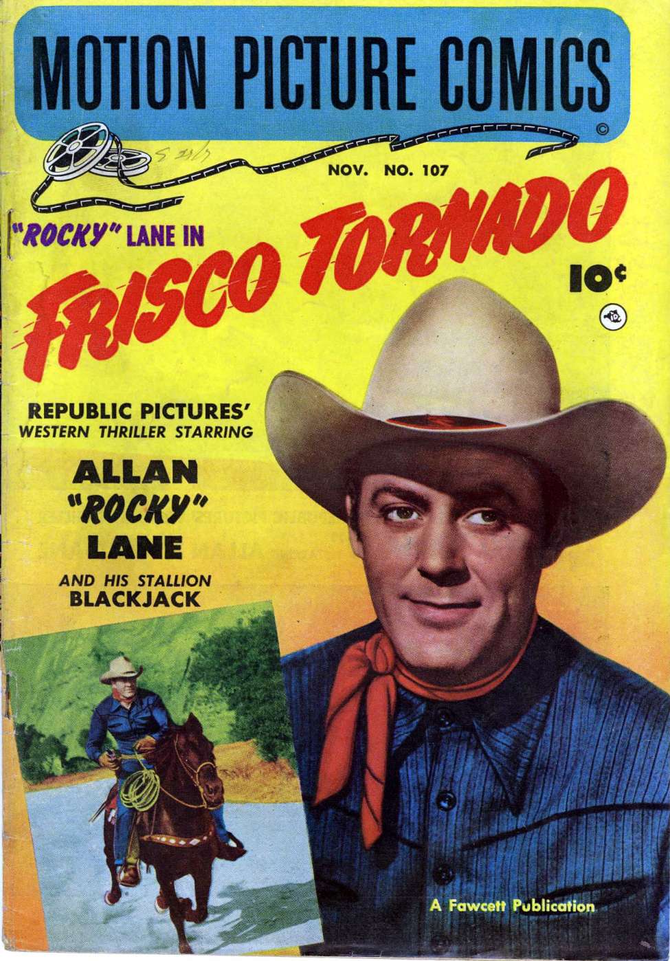 Book Cover For Motion Picture Comics 107 Frisco Tornado
