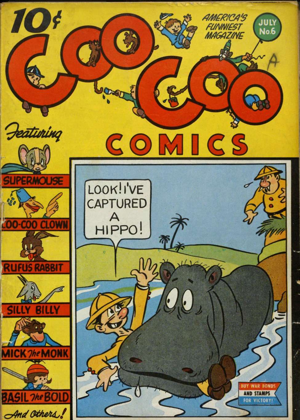 Comic Book Cover For Coo Coo Comics 6
