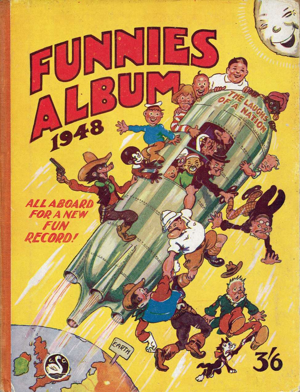 Comic Book Cover For Funnies Album 1948 Part 1 - Version 2