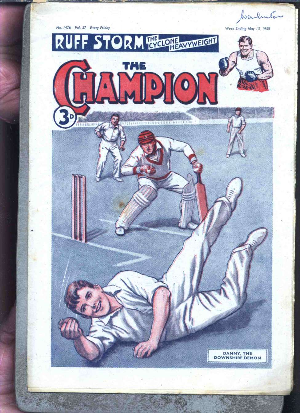 Comic Book Cover For The Champion 1476