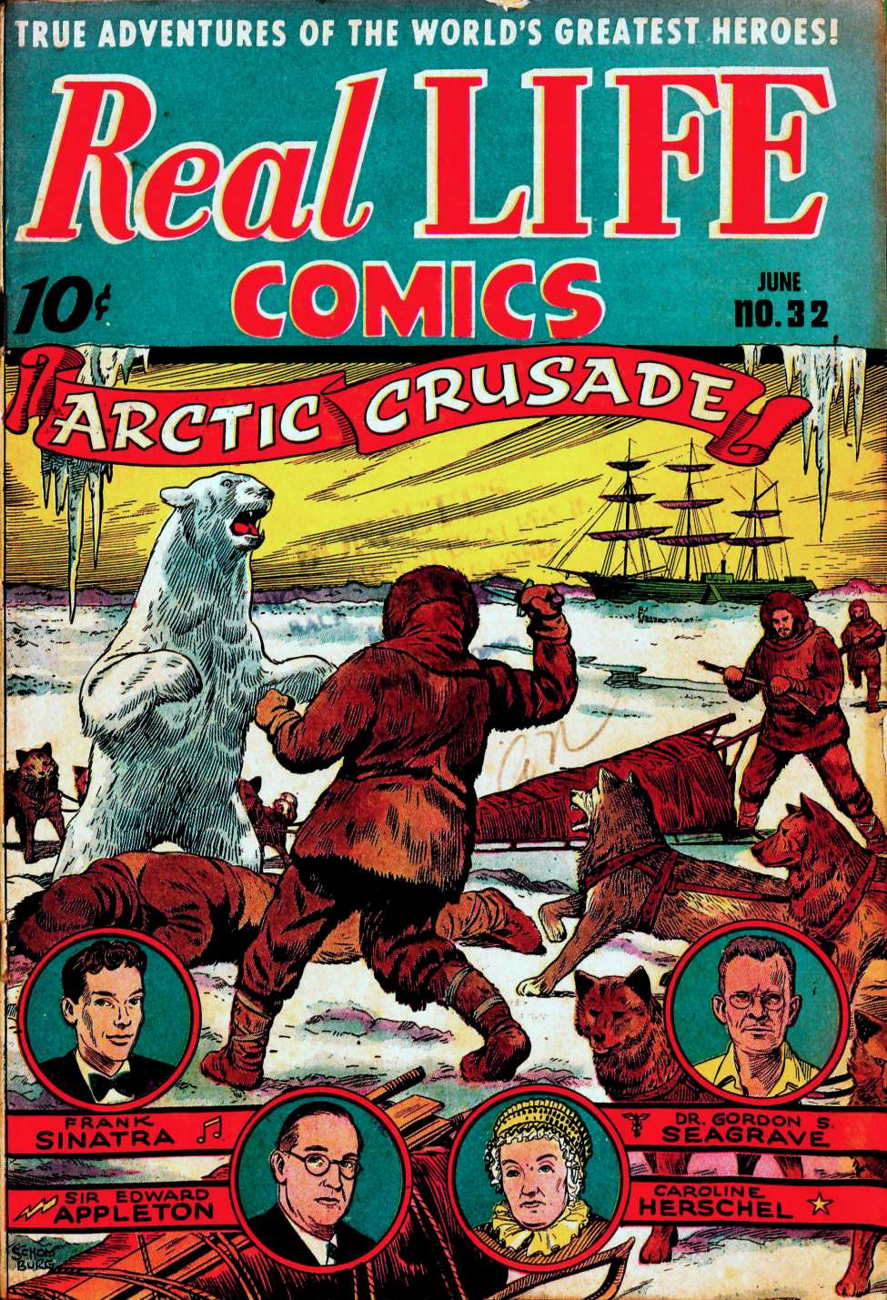 Book Cover For Real Life Comics 32 - Version 2