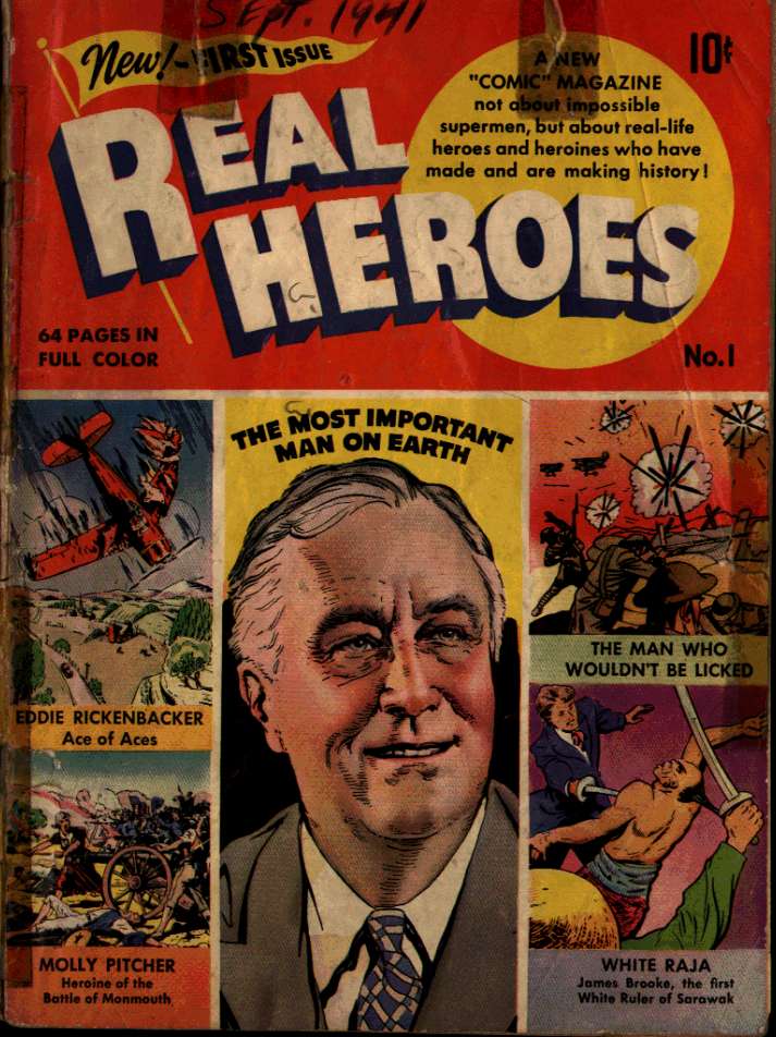 Book Cover For Real Heroes 1
