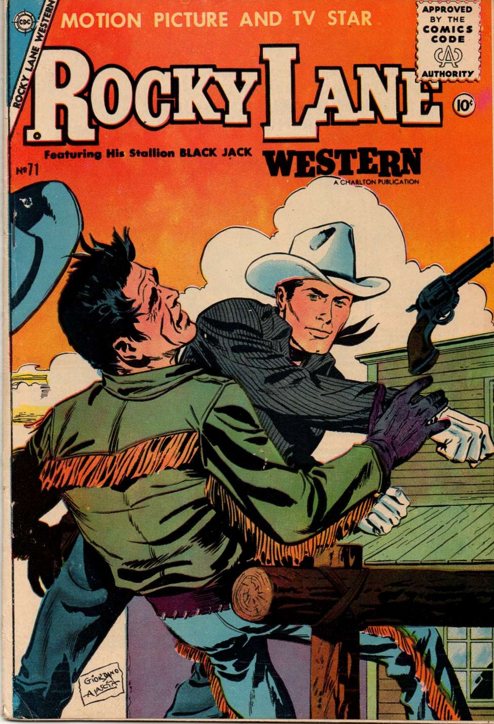 Book Cover For Rocky Lane Western 71