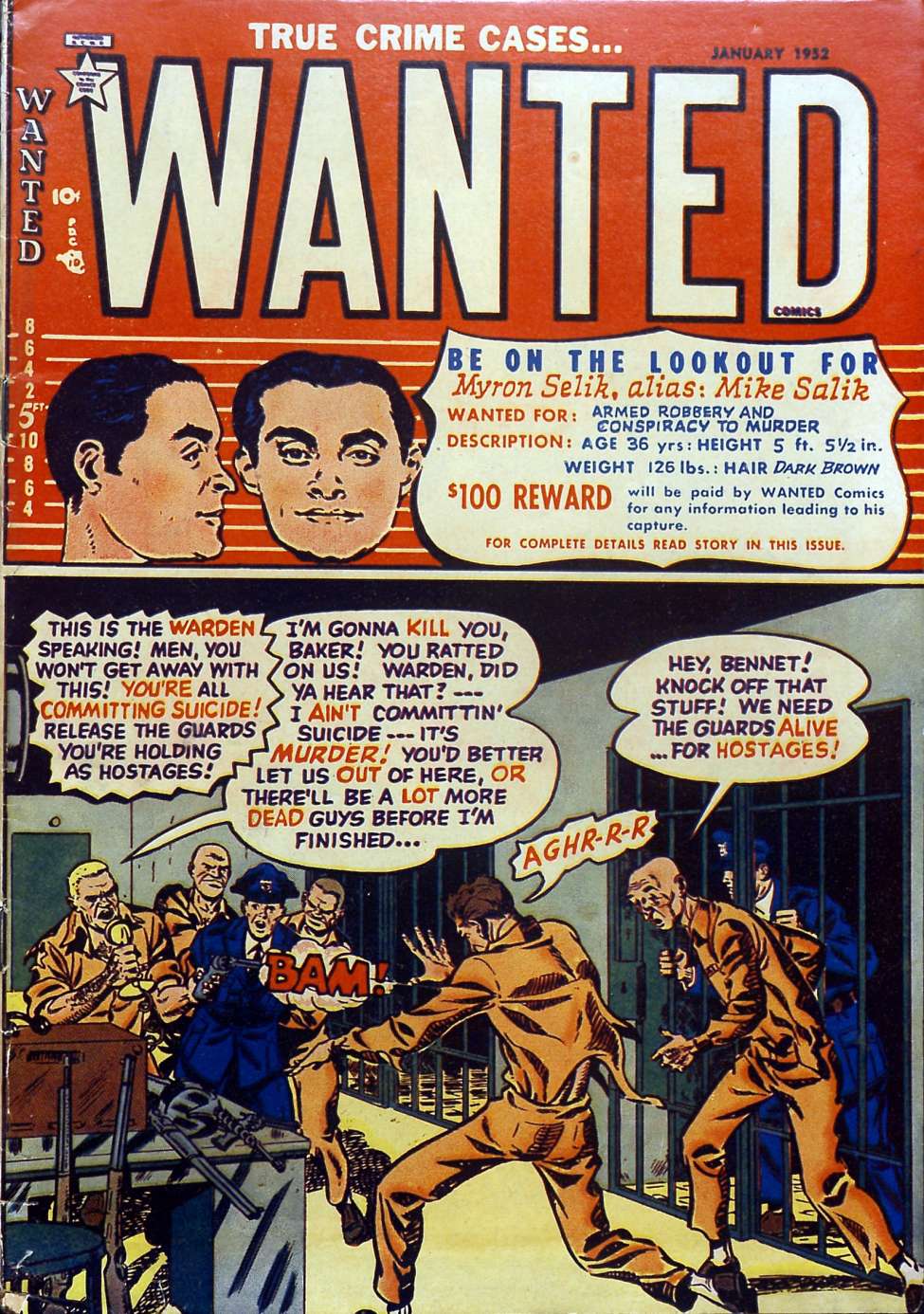 Comic Book Cover For Wanted Comics 44