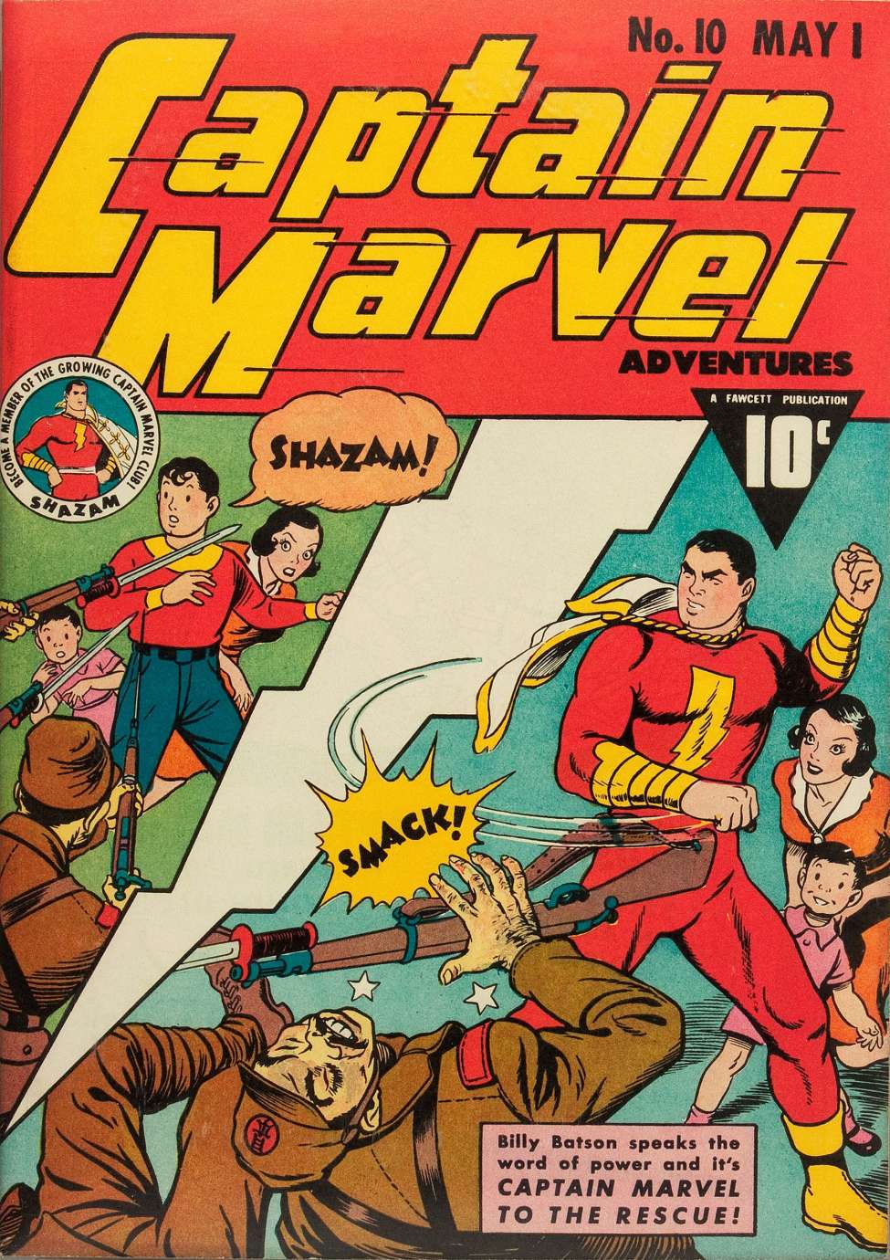 Book Cover For Captain Marvel Adventures 10