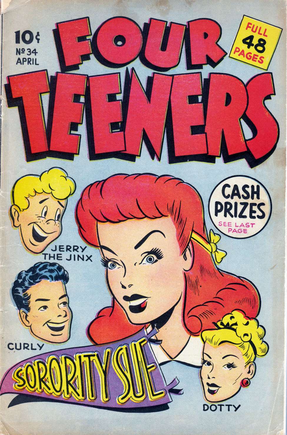 Comic Book Cover For Four Teeners 34