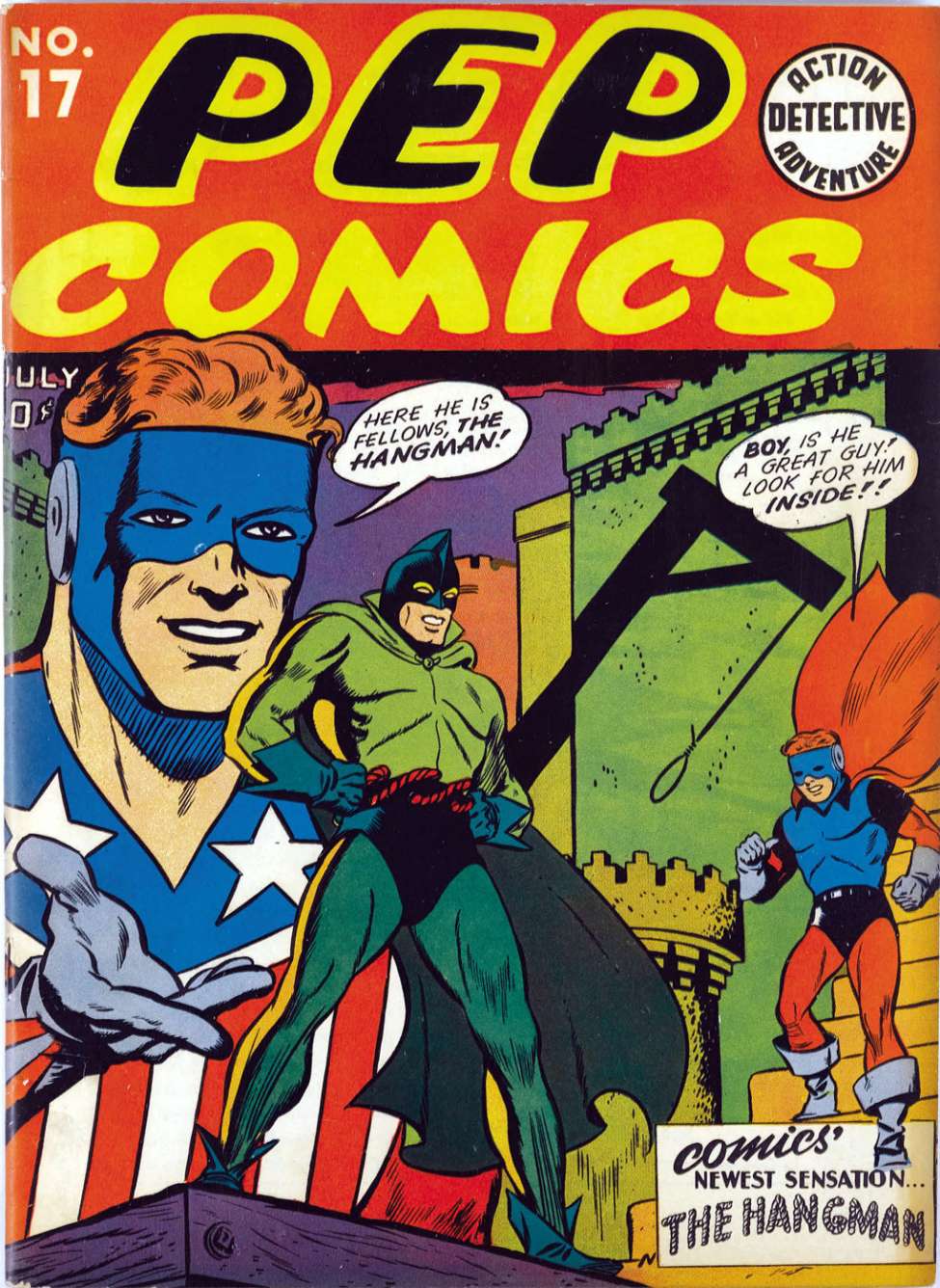 Book Cover For Pep Comics 17