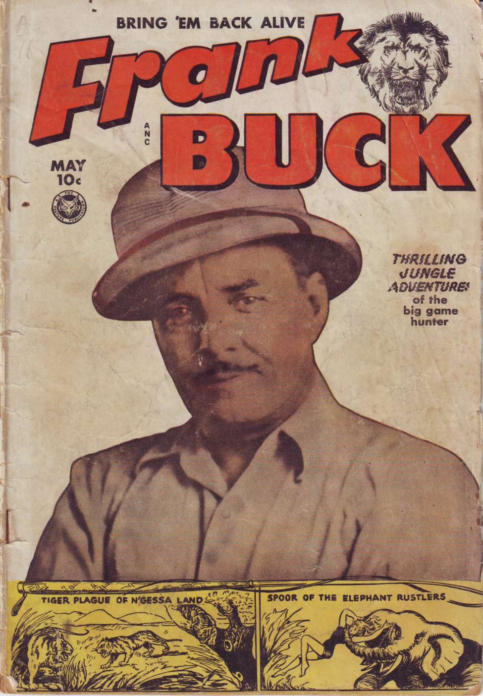 Comic Book Cover For Frank Buck 1