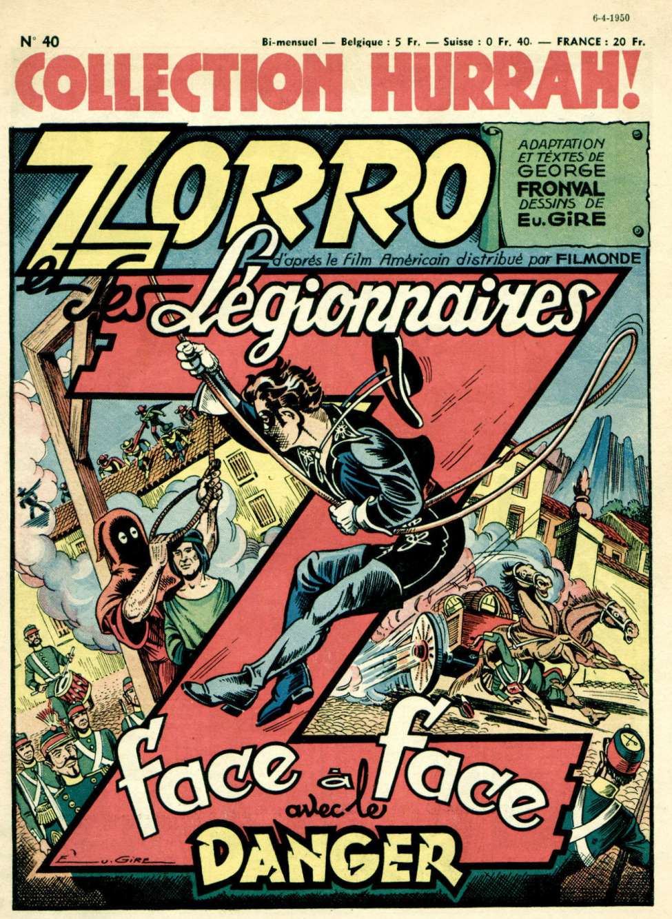 Book Cover For Collection Hurrah - 40 - Zorro et ses legionnaires