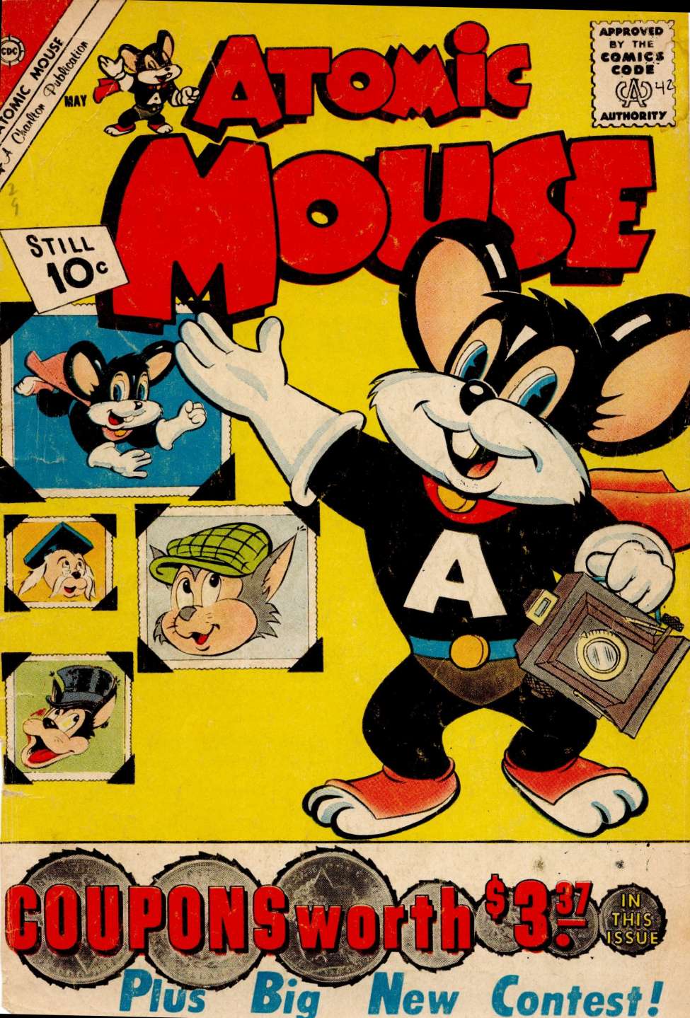 Comic Book Cover For Atomic Mouse 42
