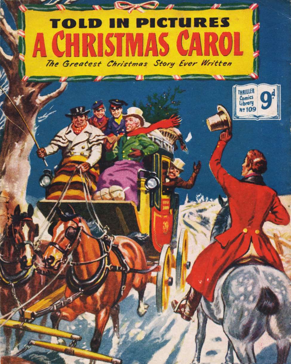 Book Cover For Thriller Comics Library 109 - A Christmas Carol