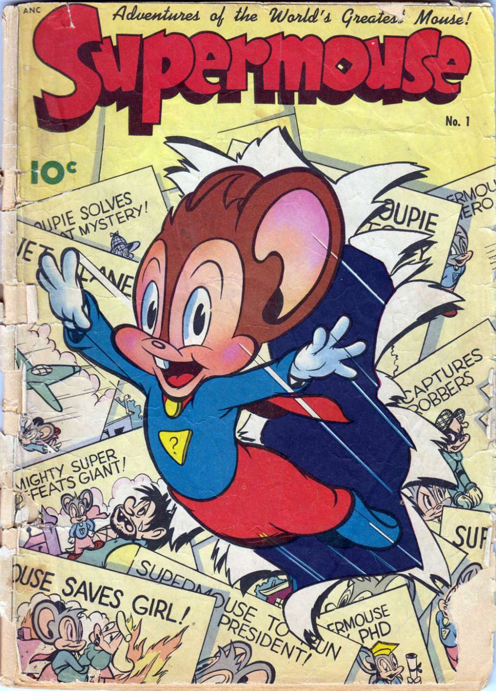 Comic Book Cover For Supermouse 1