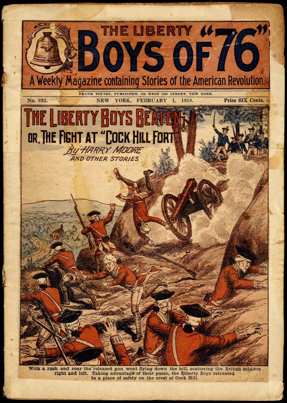 Book Cover For The Liberty Boys of 76 892 - The Liberty Boys Beaten