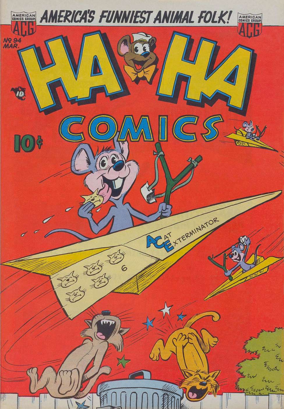 Comic Book Cover For Ha Ha Comics 94