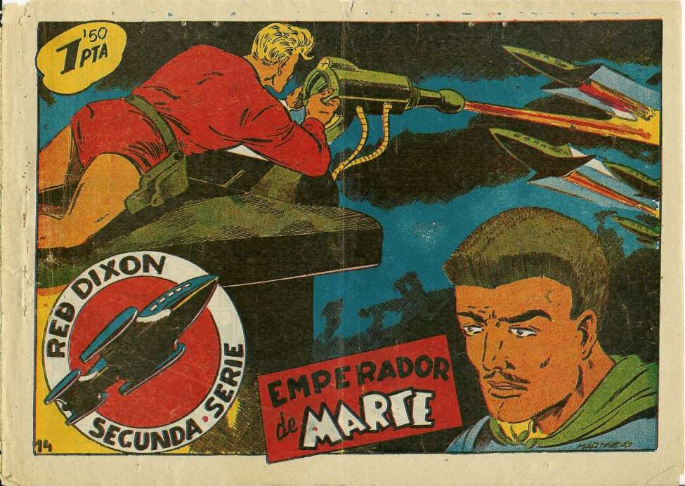 Comic Book Cover For Red Dixon 14 - Emperador De Marte