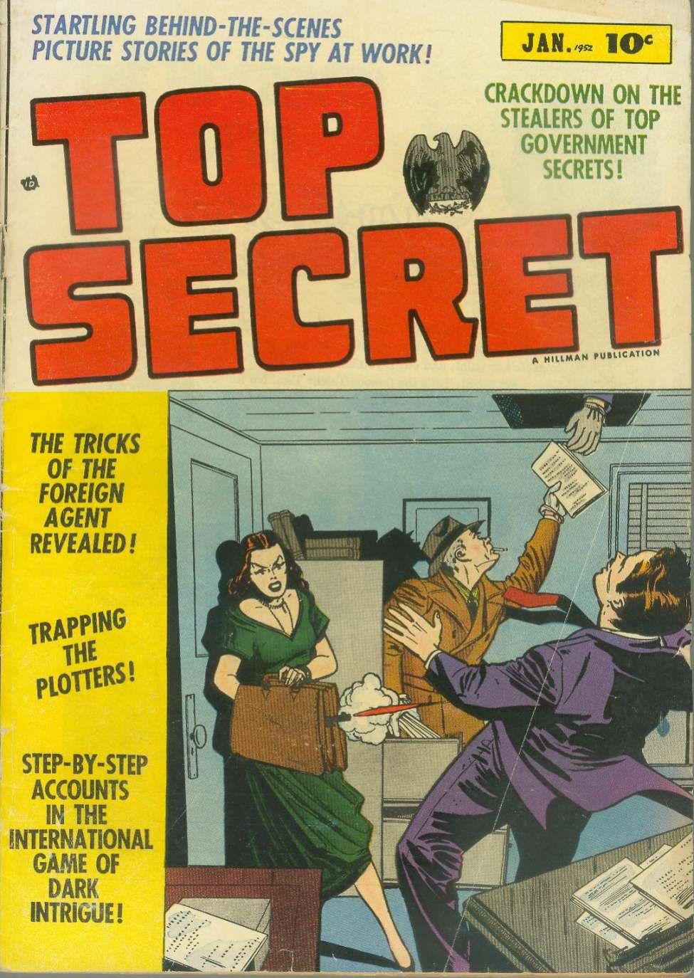 Comic Book Cover For Top Secret 1