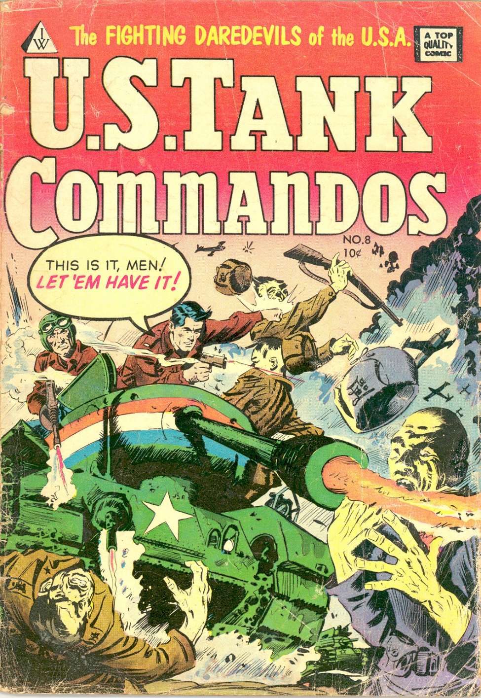 Comic Book Cover For U.S. Tank Commandoes 8