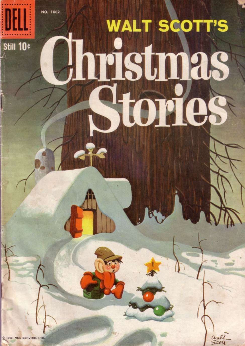 Comic Book Cover For 1062 - Walt Scott's Christmas Stories