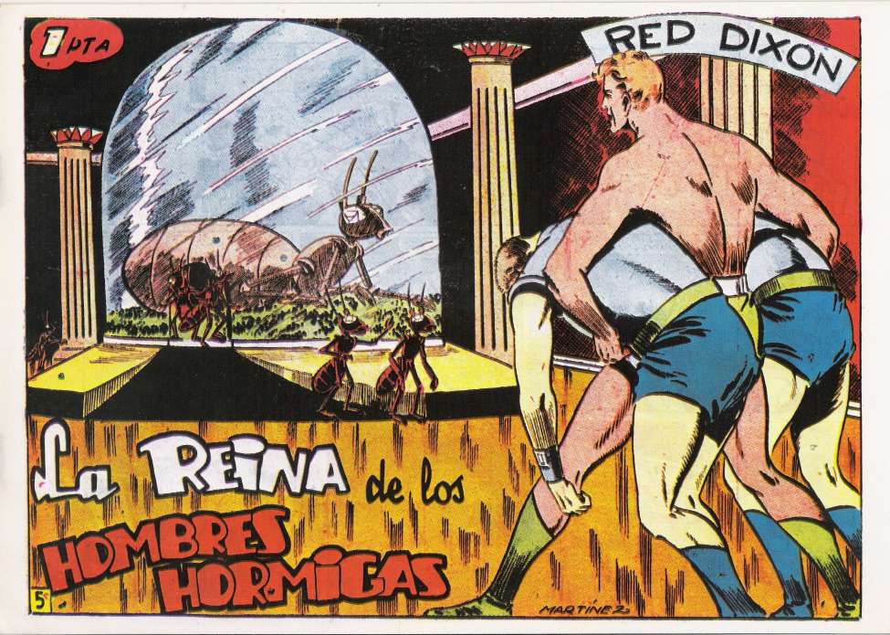 Comic Book Cover For Red Dixon 5 - La Reina De Los Hombres Hormigas