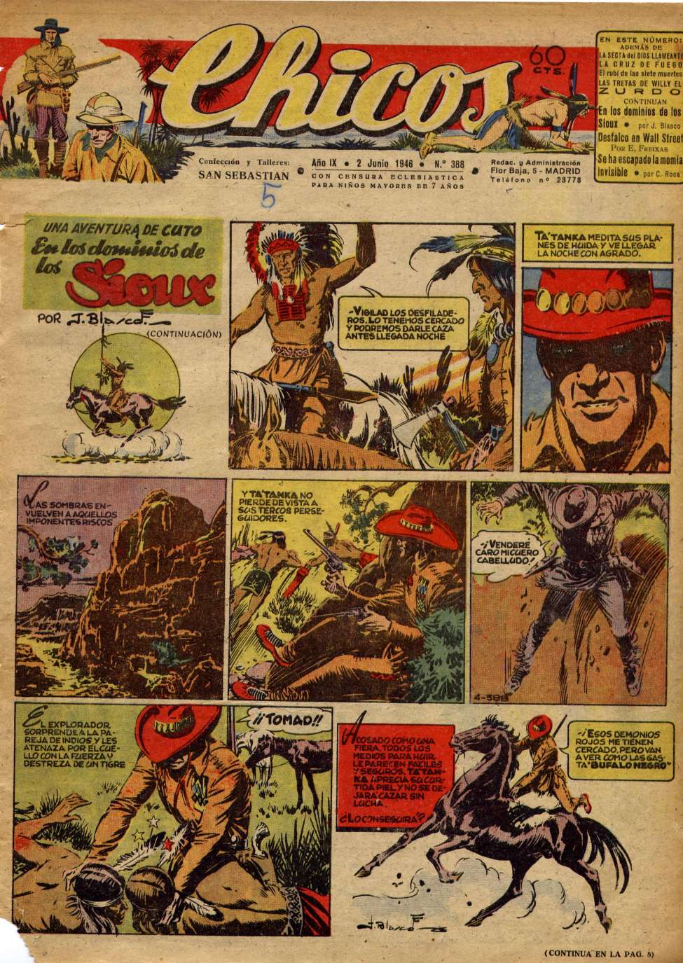 Comic Book Cover For Chicos 388 Sioux