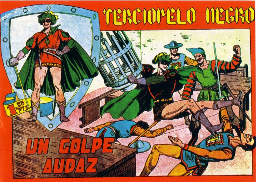 Comic Book Cover For Terciopelo Negro 6 - Un Golpe Audaz