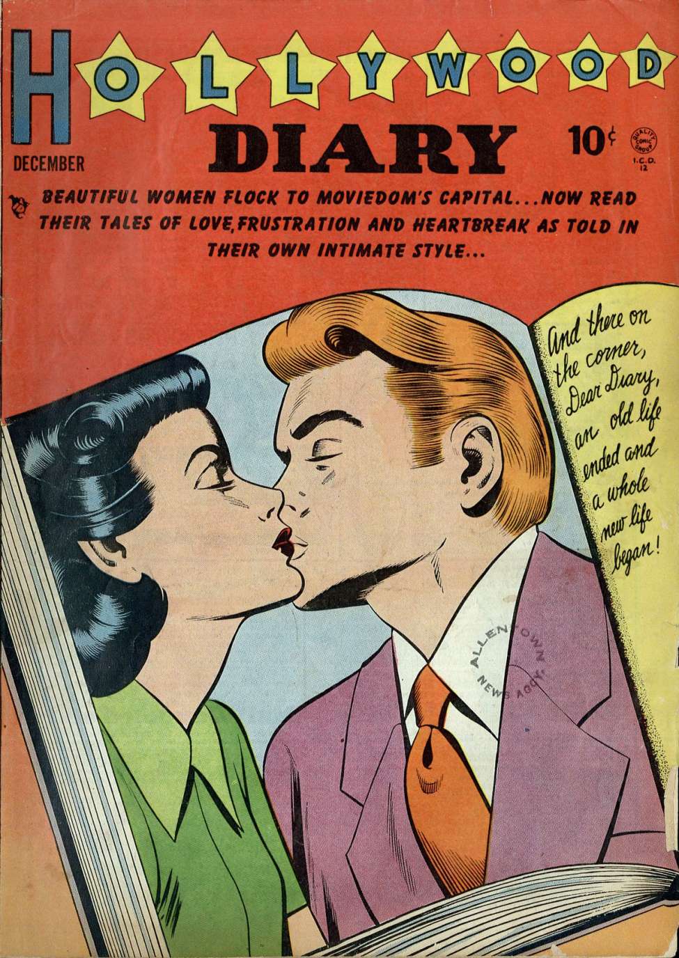 Comic Book Cover For Hollywood Diary 1