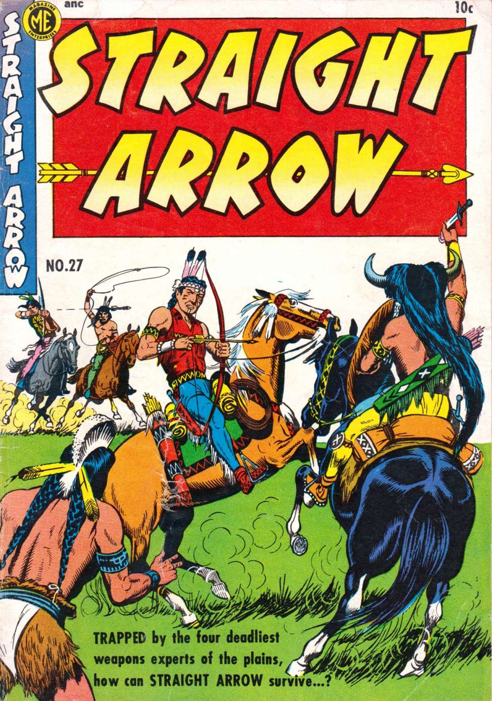 Comic Book Cover For Straight Arrow 27