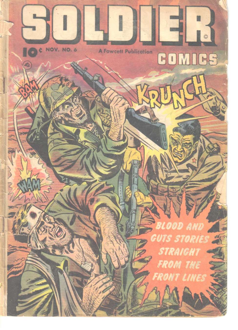 Comic Book Cover For Soldier Comics 6