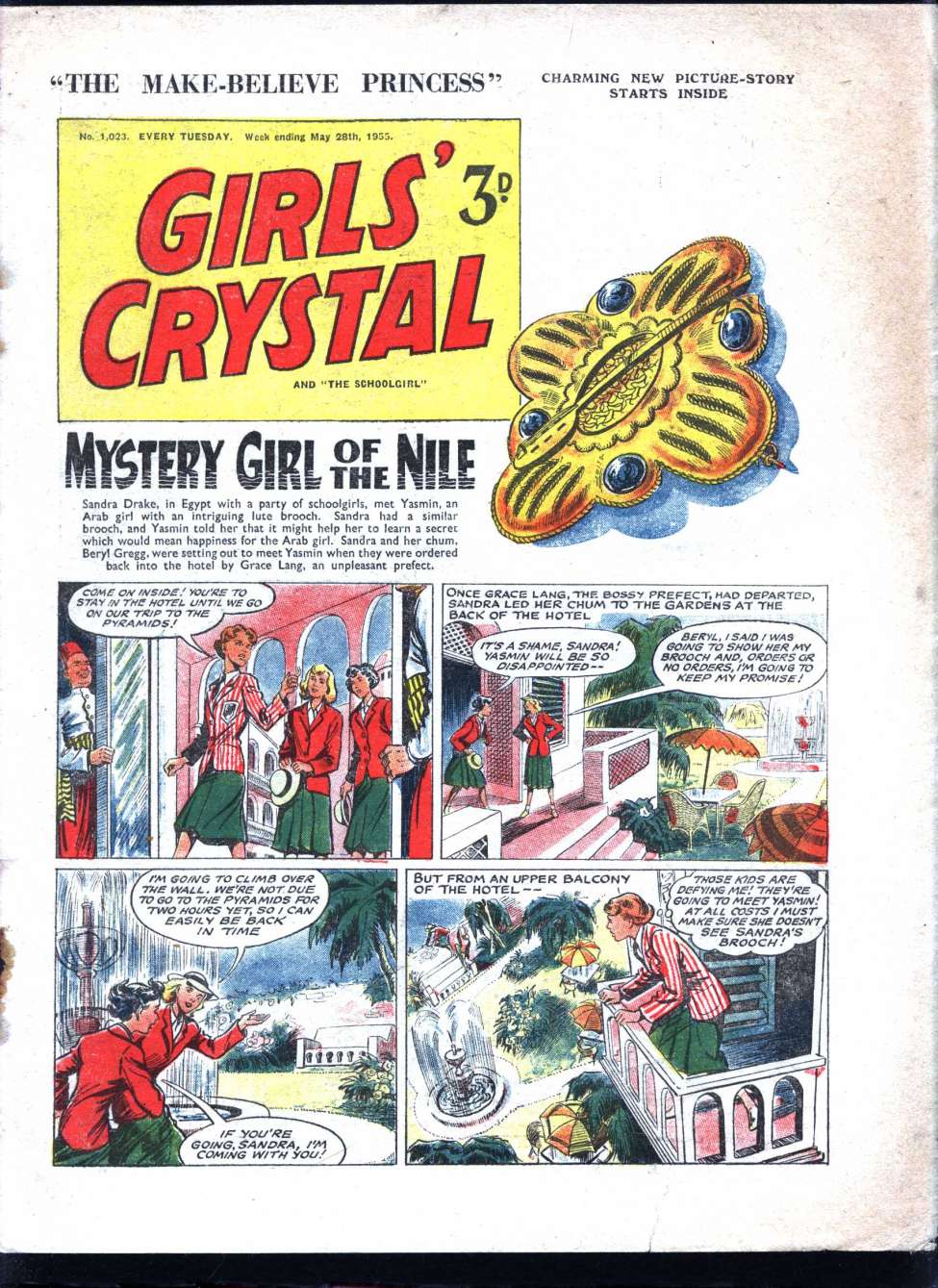 Comic Book Cover For Girls' Crystal 1023