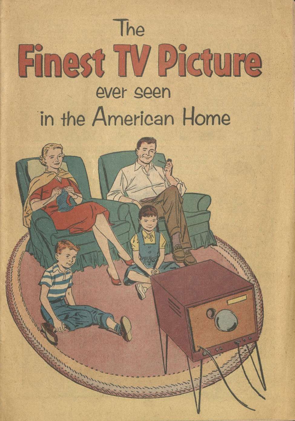 Book Cover For Finest TV Picture Ever Seen In The American Home