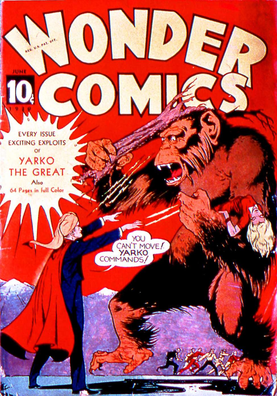 Comic Book Cover For Wonder Comics 2 (fiche)