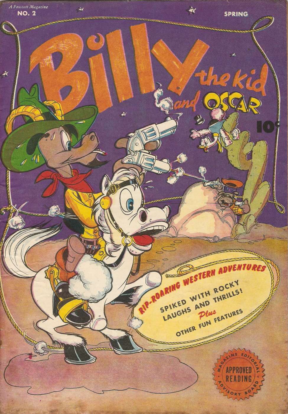 Comic Book Cover For Billy the Kid and Oscar 2