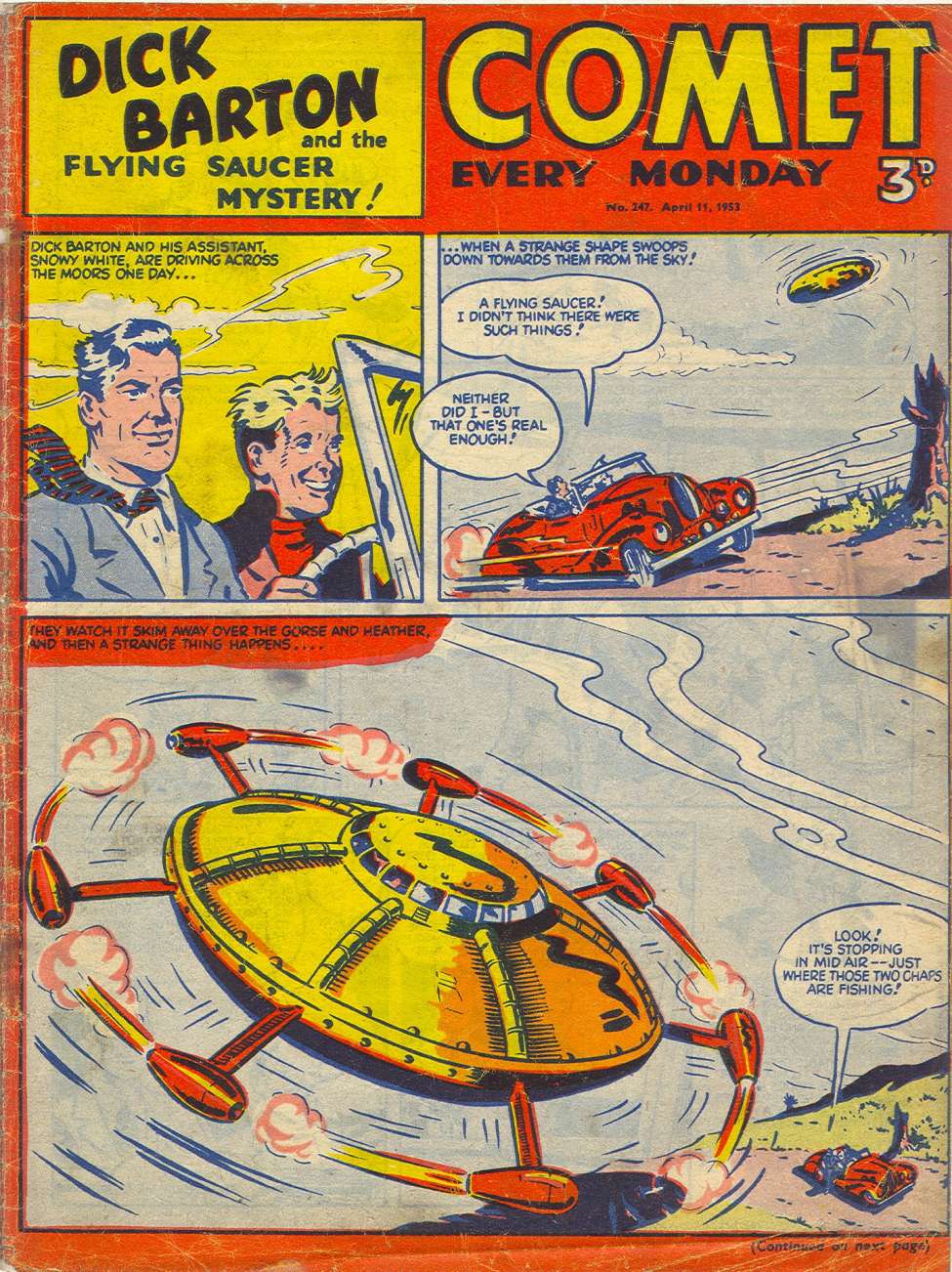 Comic Book Cover For The Comet 247