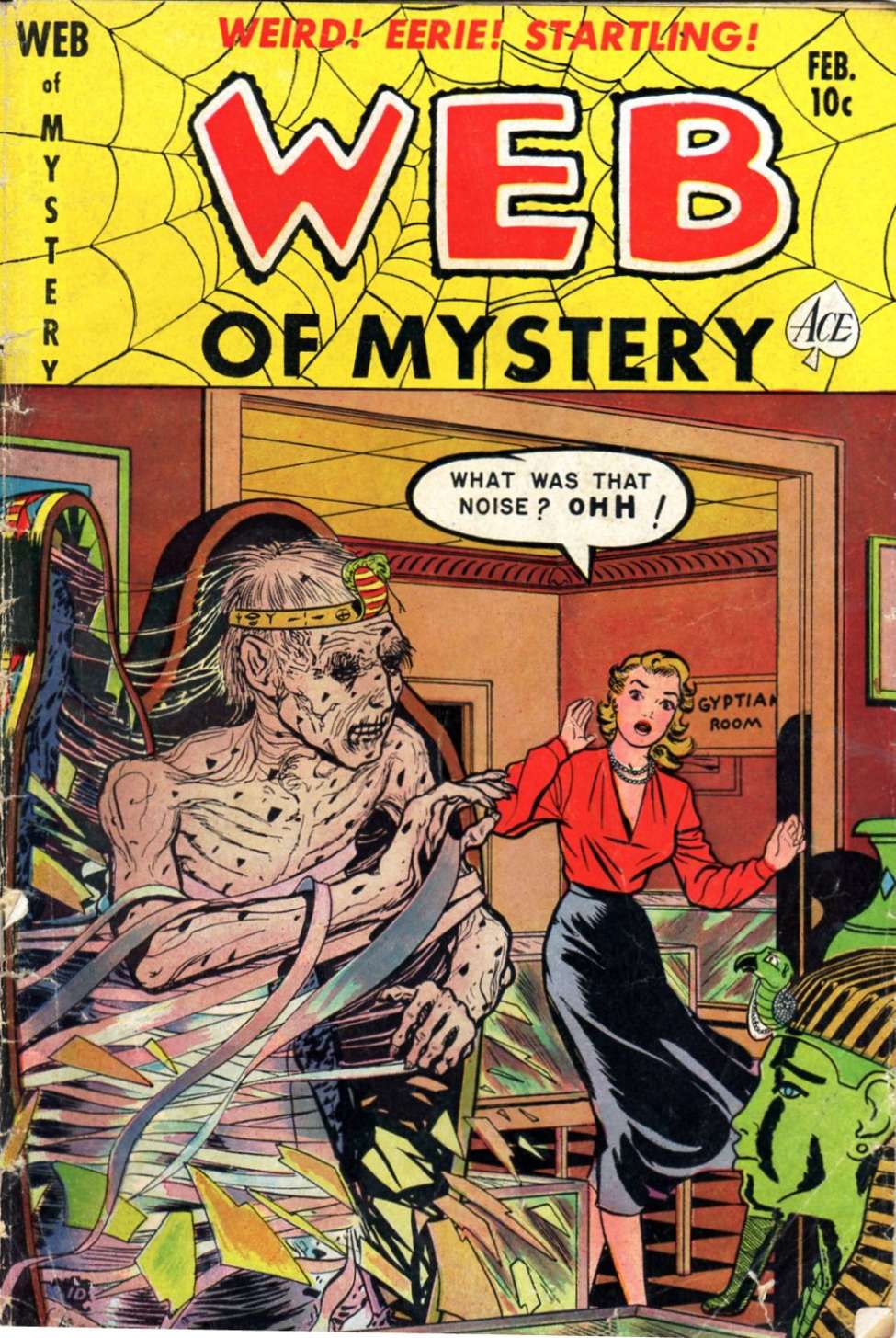 Comic Book Cover For Web of Mystery 7
