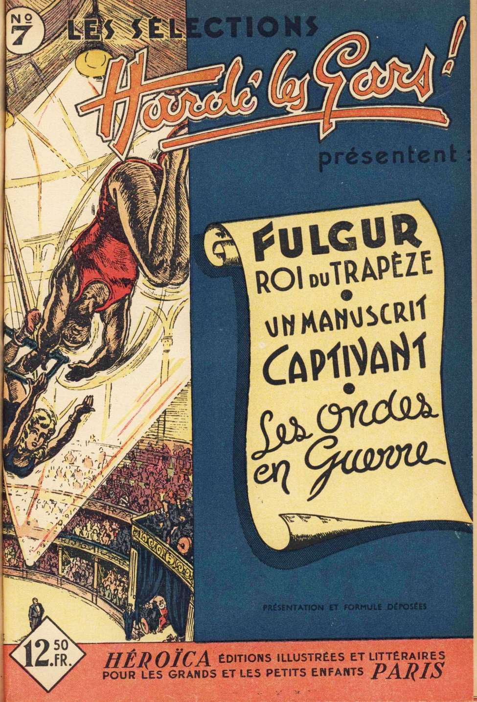Comic Book Cover For Hardi les Gars 7 - Fulgur roi du trapèze
