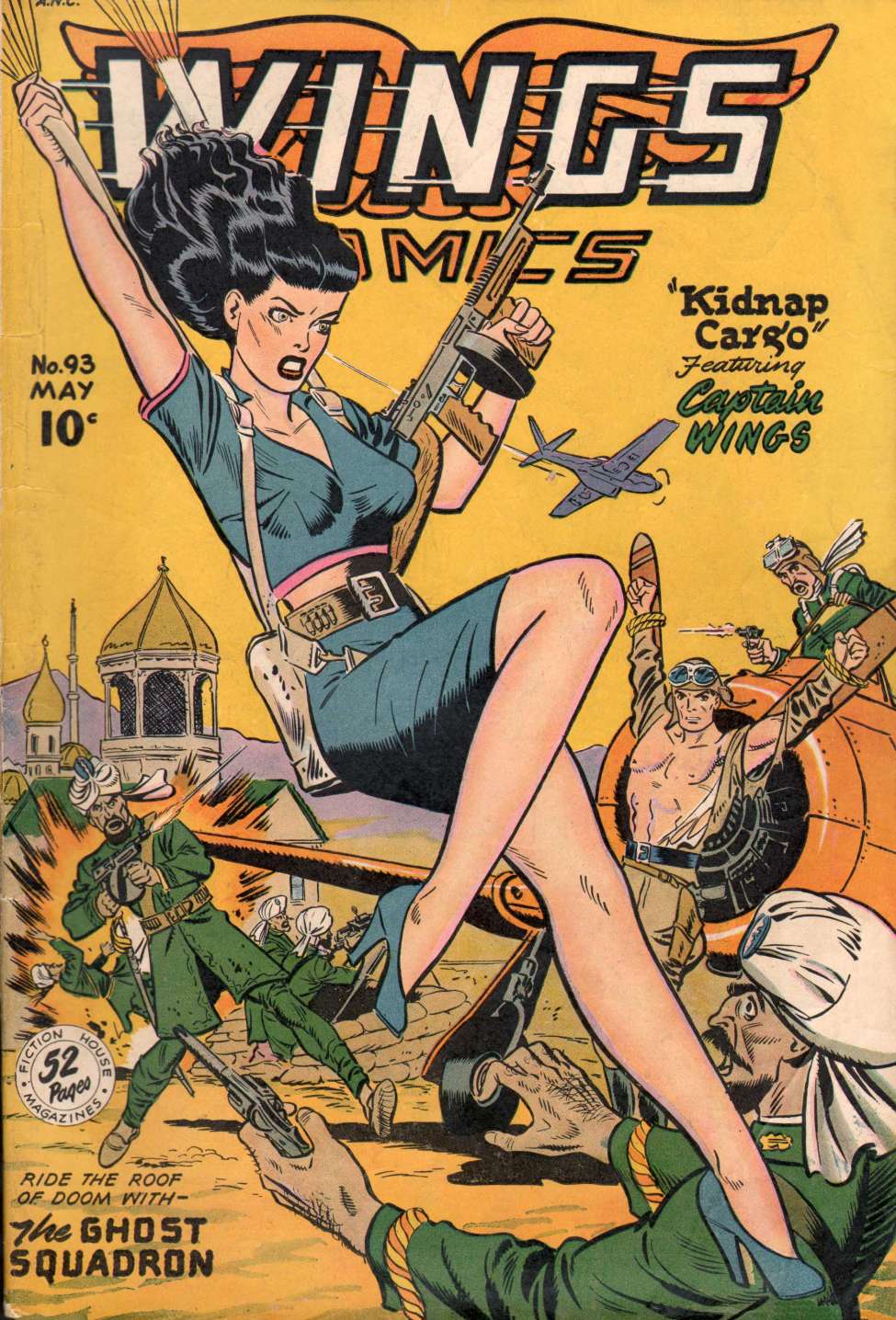 Comic Book Cover For Wings Comics 93