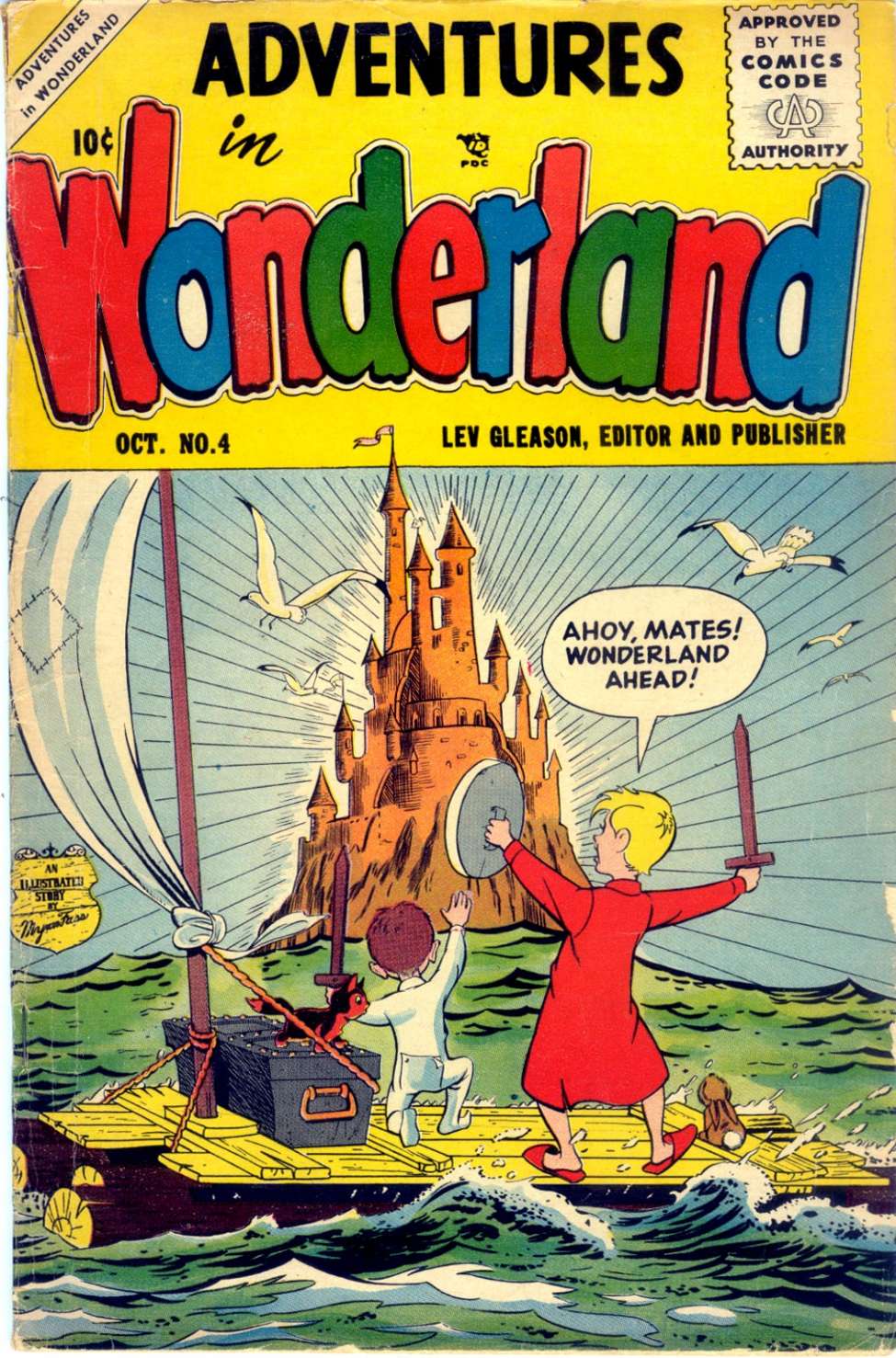 Comic Book Cover For Adventures in Wonderland 4