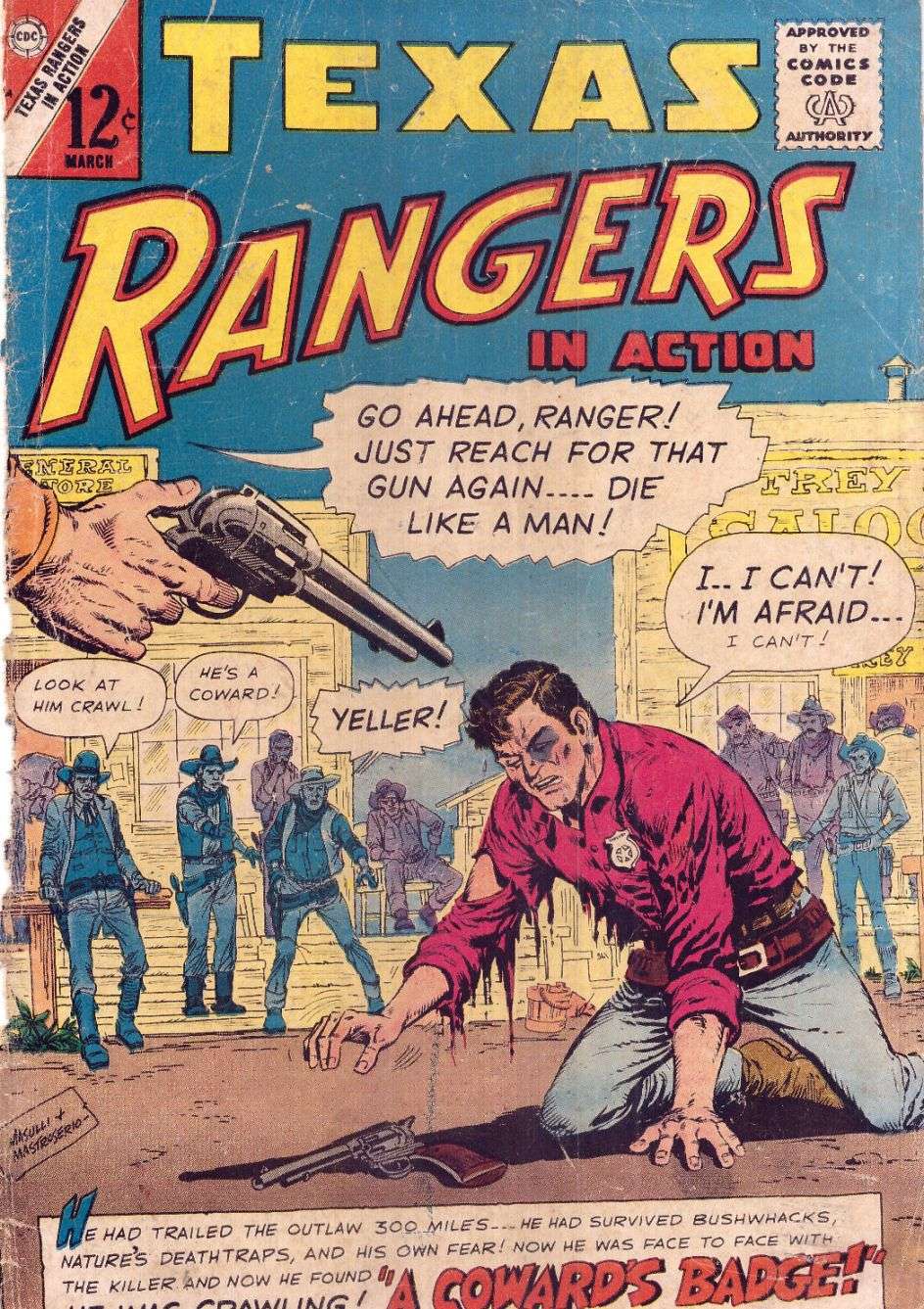 Comic Book Cover For Texas Rangers in Action 54