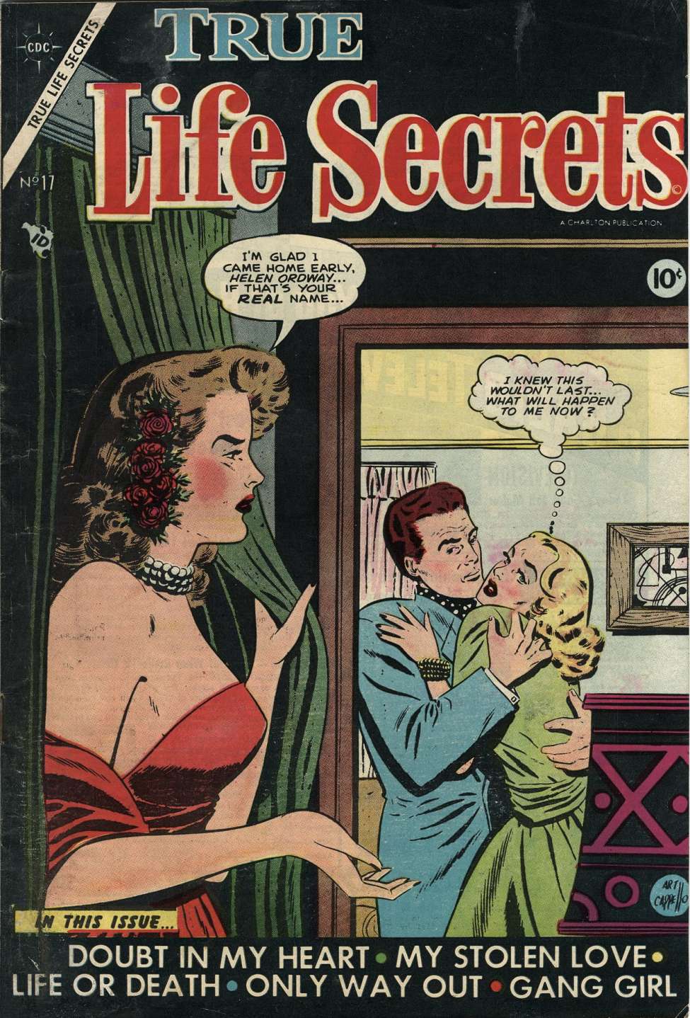 Comic Book Cover For True Life Secrets 17