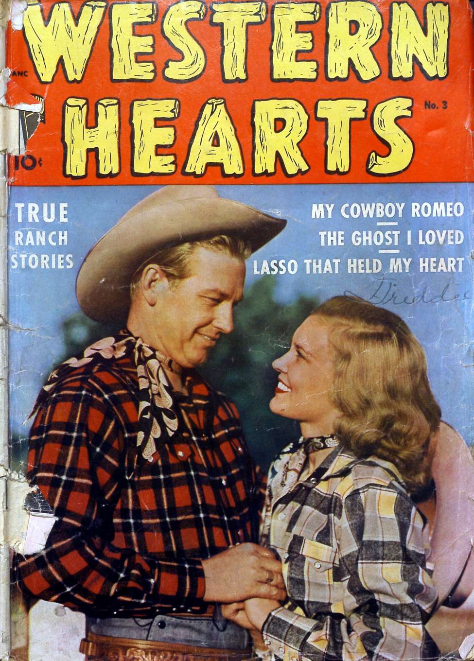 Comic Book Cover For Western Hearts 3