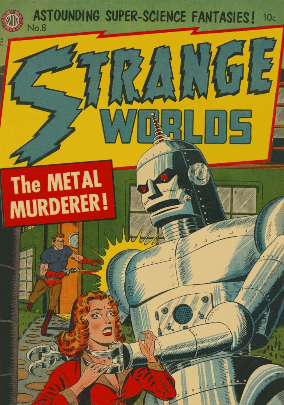Comic Book Cover For Strange Worlds 8
