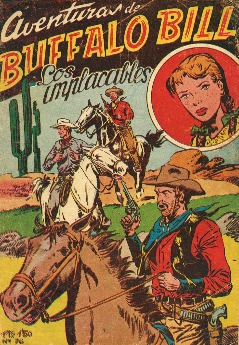 Book Cover For Aventuras de Buffalo Bill 76 Los implacables