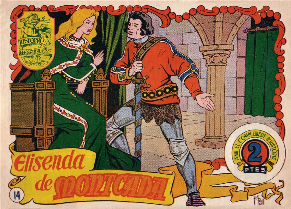 Comic Book Cover For Història i llegenda 14 - Elisenda de Montcada