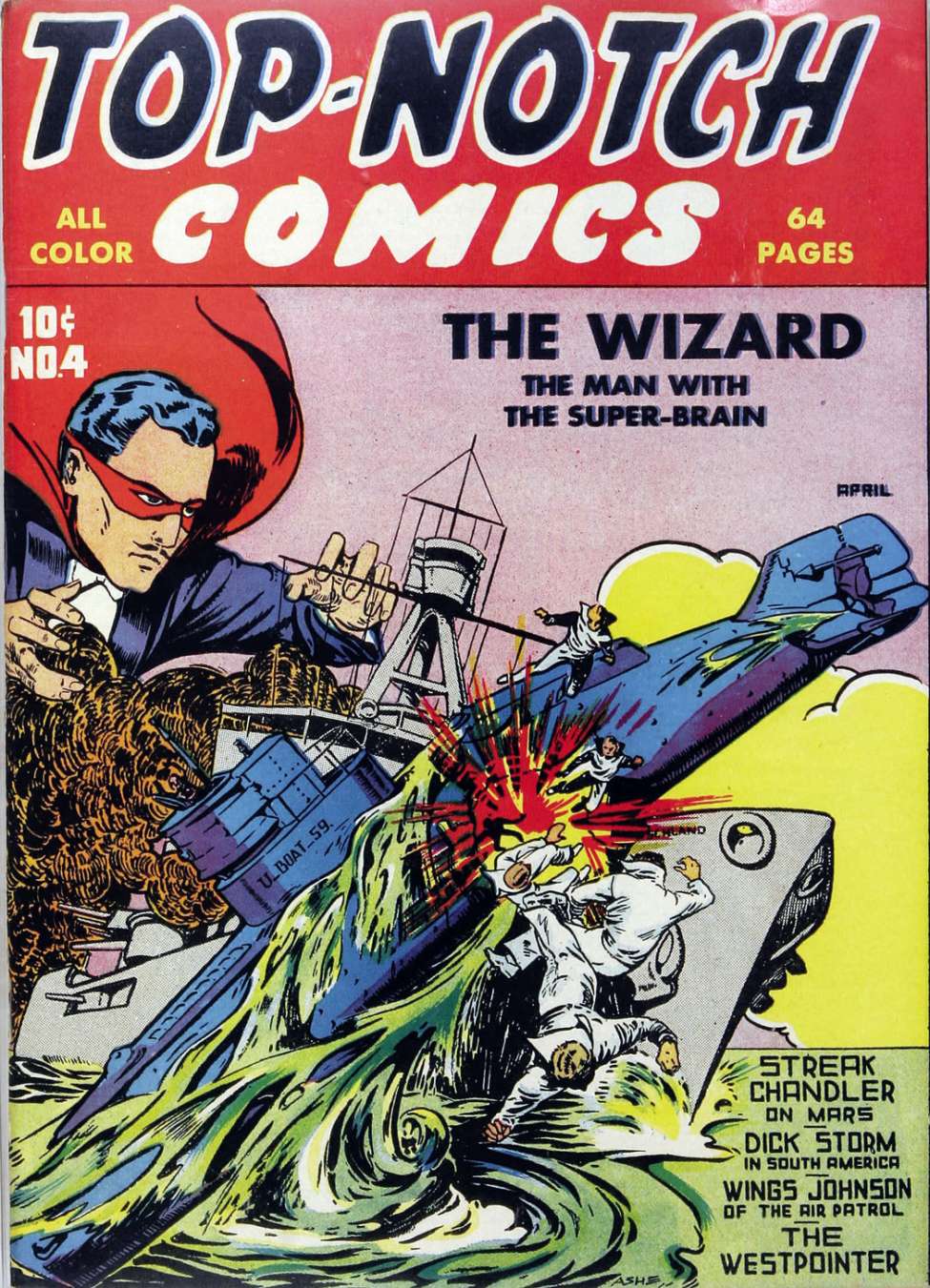 Comic Book Cover For Top Notch Comics 4 - Version 1