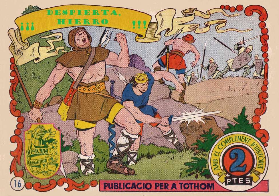 Comic Book Cover For Historia y leyenda 16 Despierta, Hierro