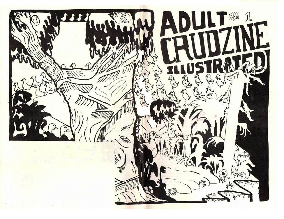 Book Cover For Adult Crudzine Illustrated No. 1