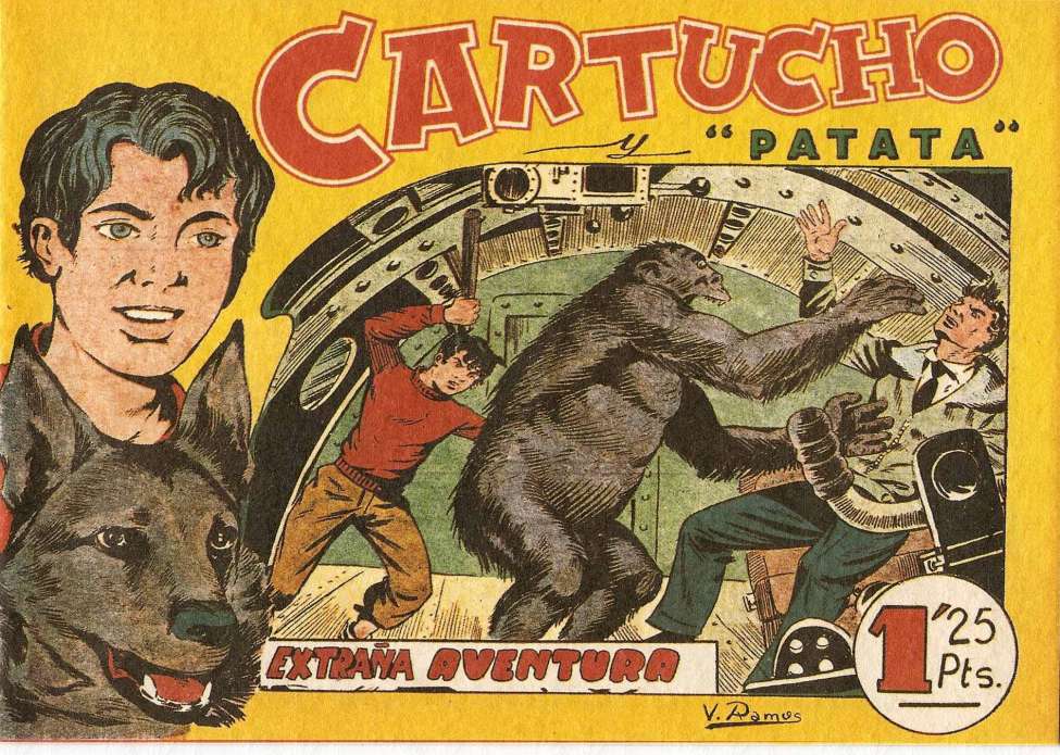 Comic Book Cover For Cartucho y Patata 8 - Extraña Aventura