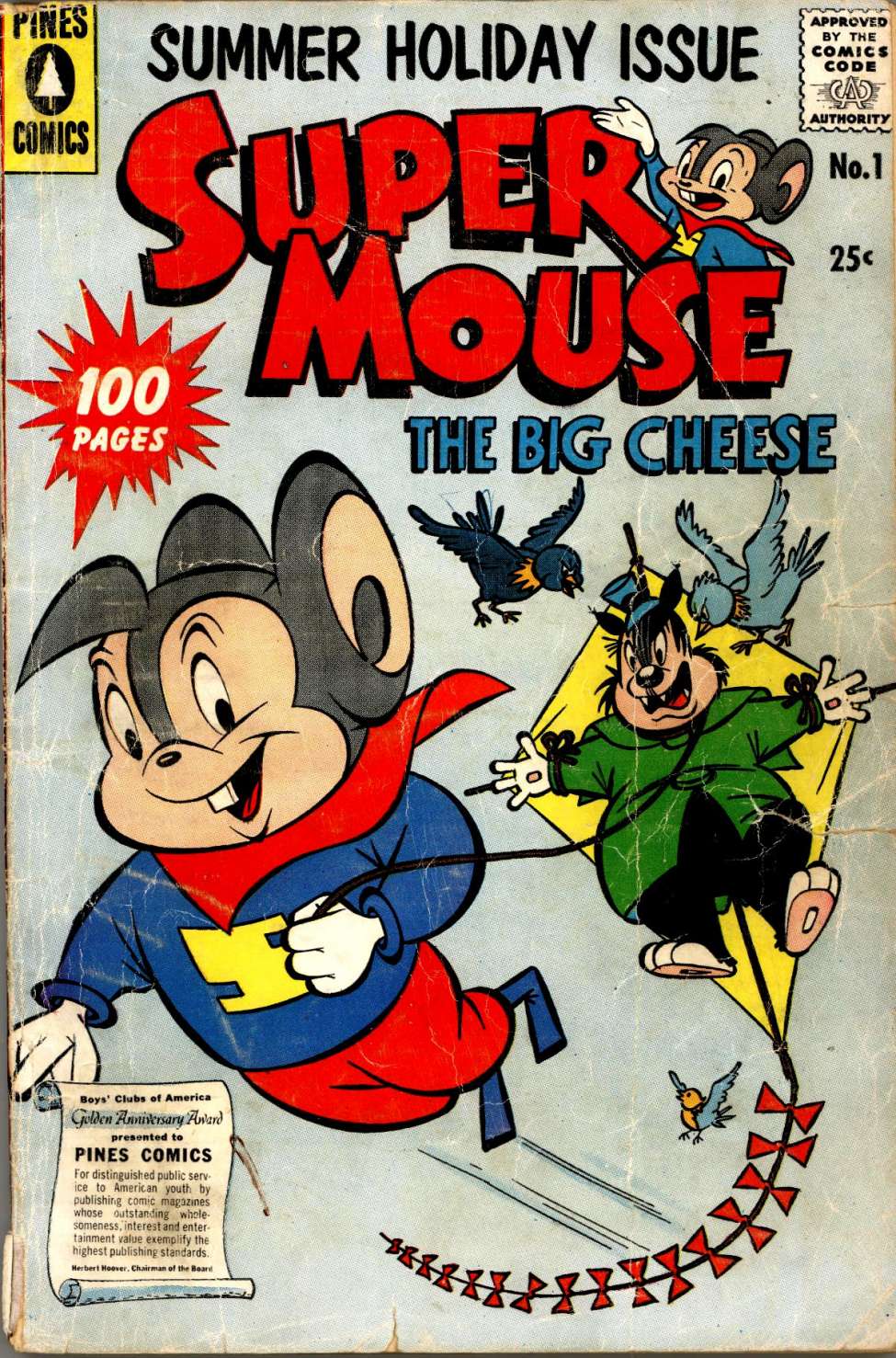 Comic Book Cover For Supermouse Summer Holiday nn